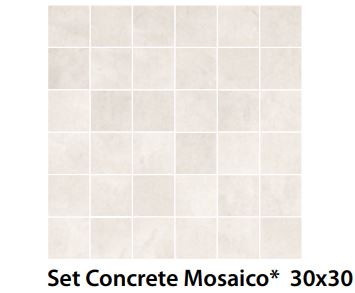 Set Concrete Mosaico 30x30cm